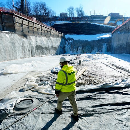 Hamed Nejad, Chief Engineer of the Gateway Development Commission, is shown as he gives NorthJersey.com a tour of the Tonnelle Avenue Project site, Wednesday, February 4, 2026, in North Bergen.