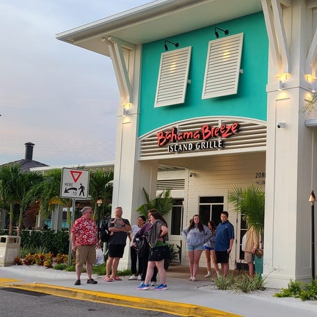 The outside of a Bahama Breeze location at Coastland Center in Naples, Florida.