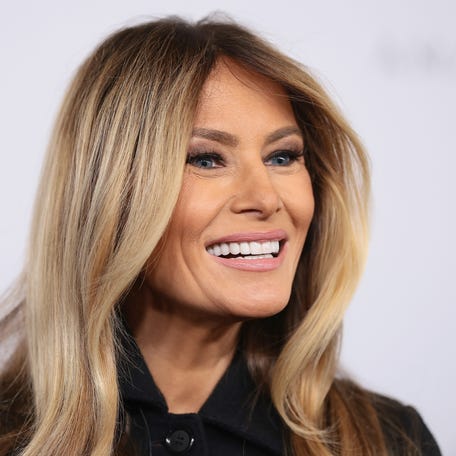 First lady Melania Trump attends the premiere of her "Melania" documentary at The Trump Kennedy Center on Jan. 29, 2026, in Washington, DC.