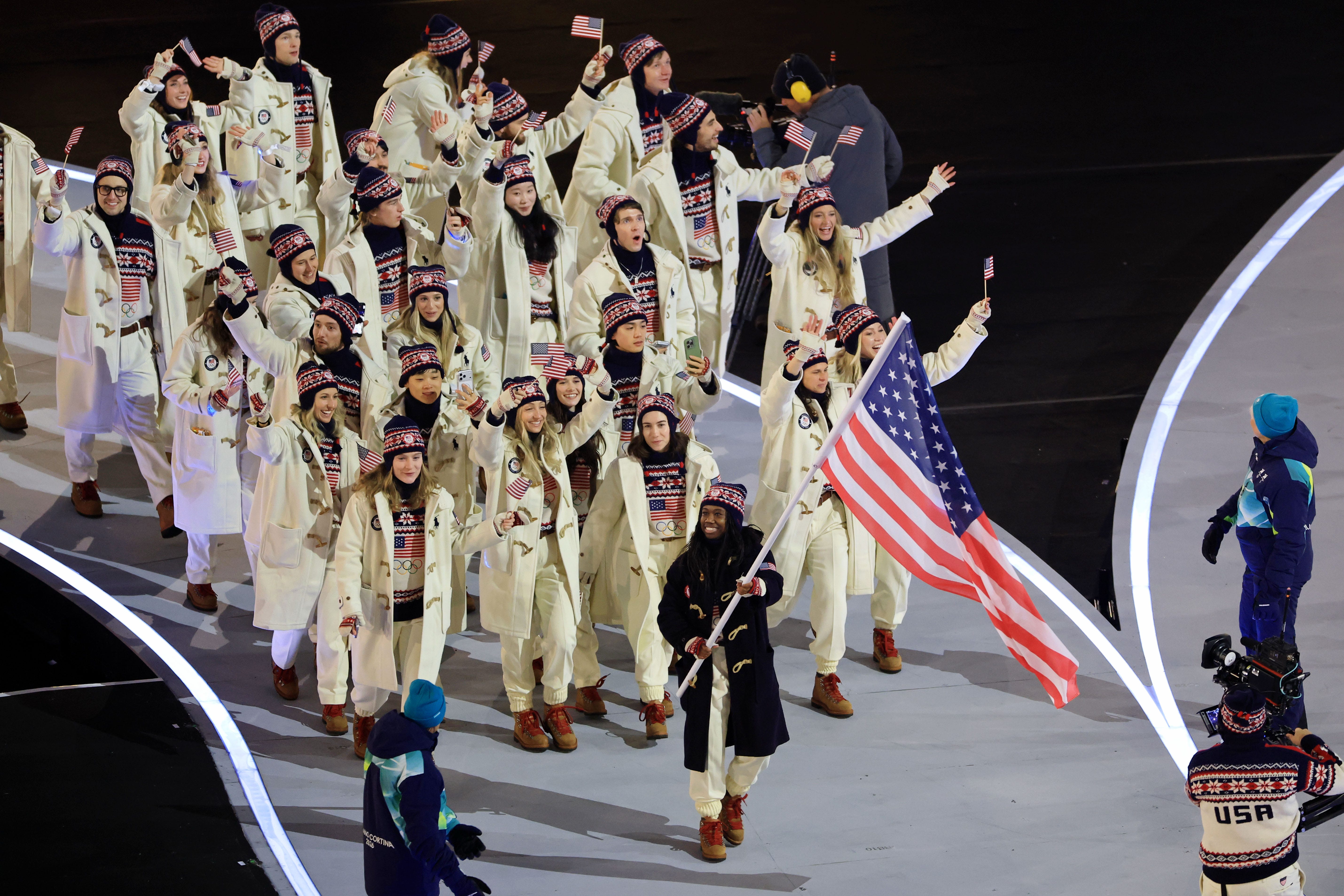 Mariah Carey took center stage to help kick off the 2026 Winter Olympics opening ceremony at 100-year-old San Siro Stadium in Milan, Italy.
