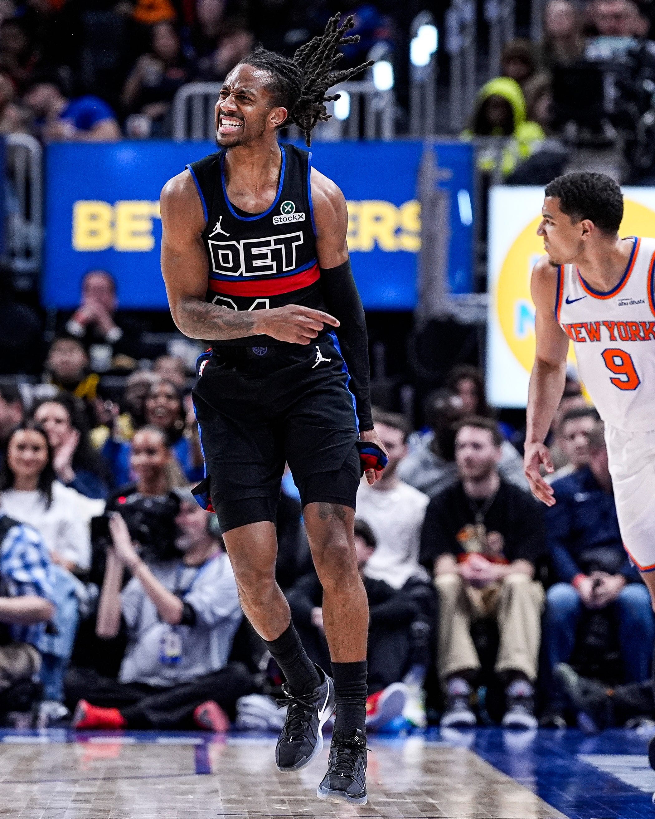 Detroit Pistons score: Daniss Jenkins led five Pistons scoring in double figures with 18 points and added 4 boards and 3 assists against the Knicks.