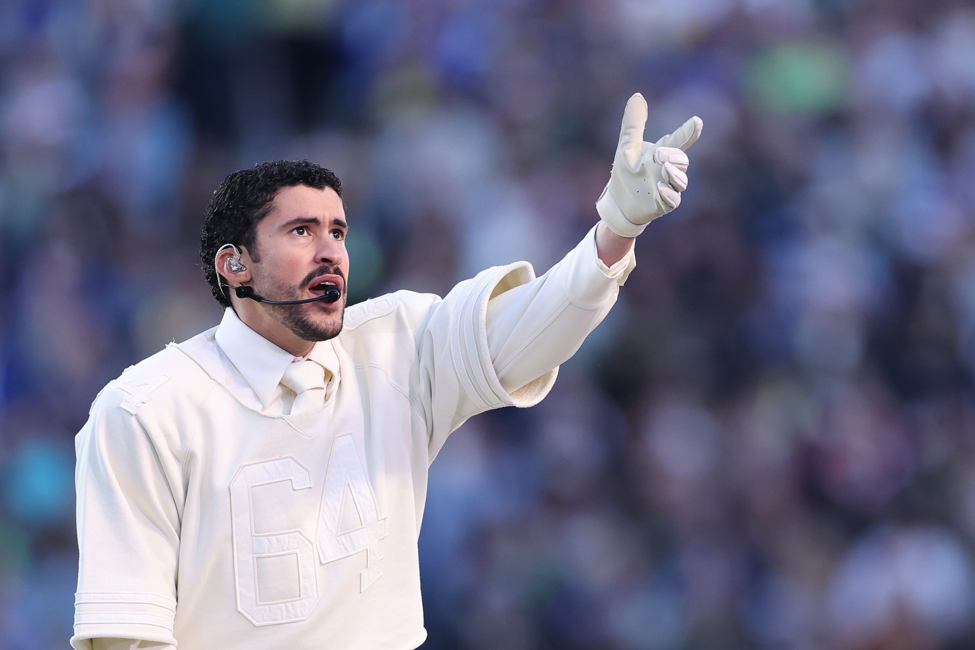 Bad Bunny lights up Super Bowl halftime show with message of unity