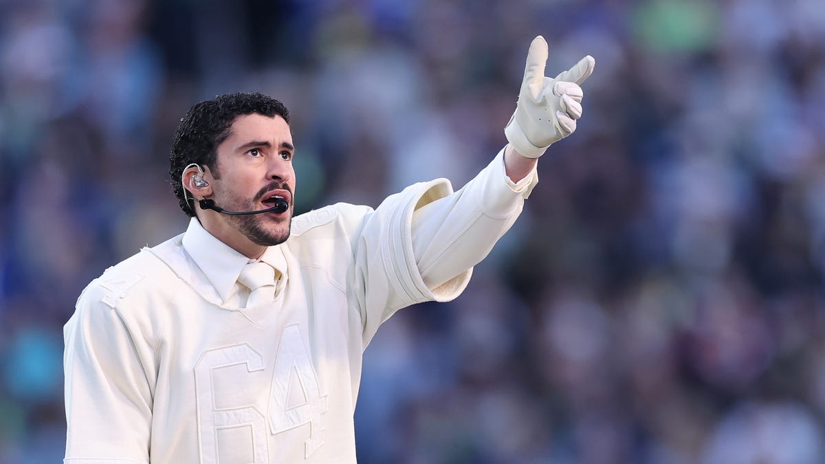 Bad Bunny lights up Super Bowl halftime show with message of unity