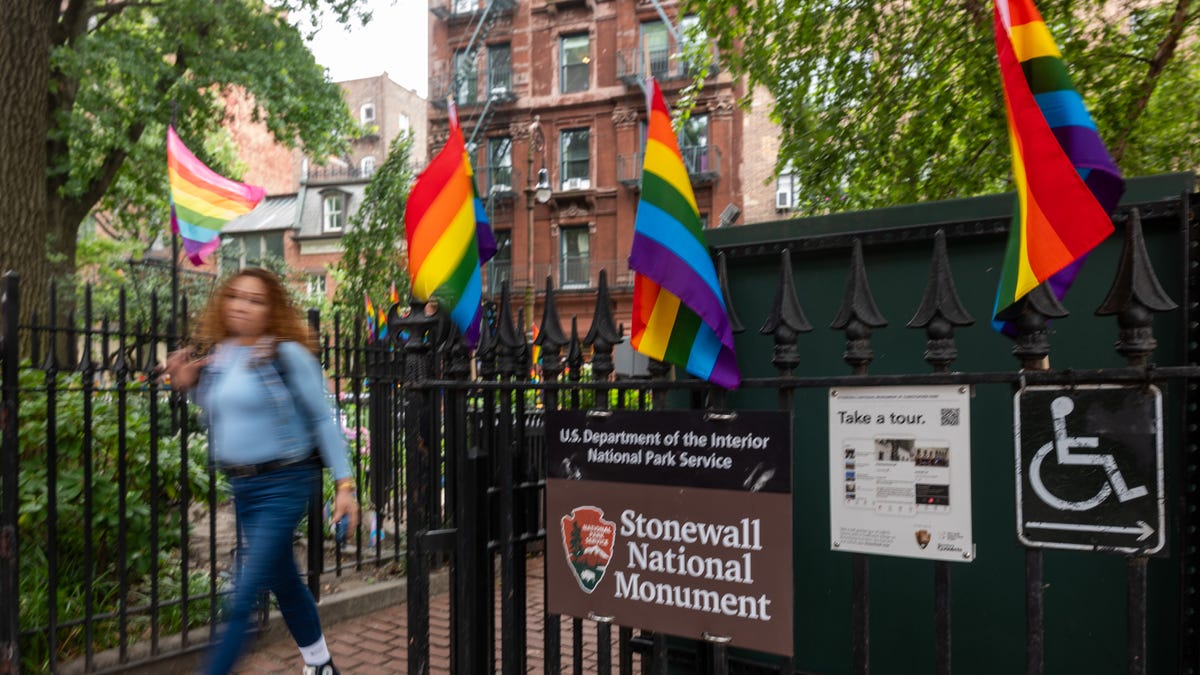 The Trump administration has removed a large pride flag at the Stonewall Inn National Monument. The monument, in New York's Greenwich Village, commemorates what is considered the birthplace of the modern LGBTQ+ movement.