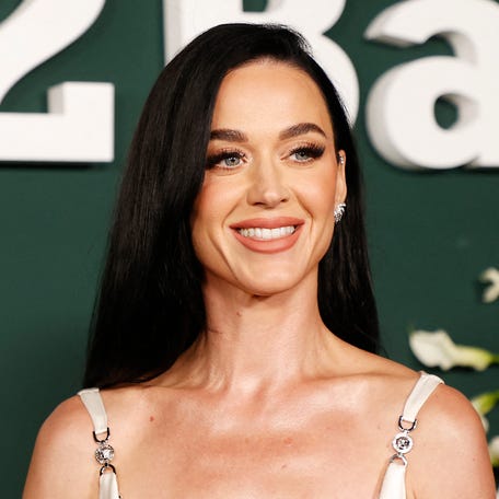 Katy Perry attends the Baby2Baby gala at the Pacific Design Center in West Hollywood, California, on Nov. 9, 2024.