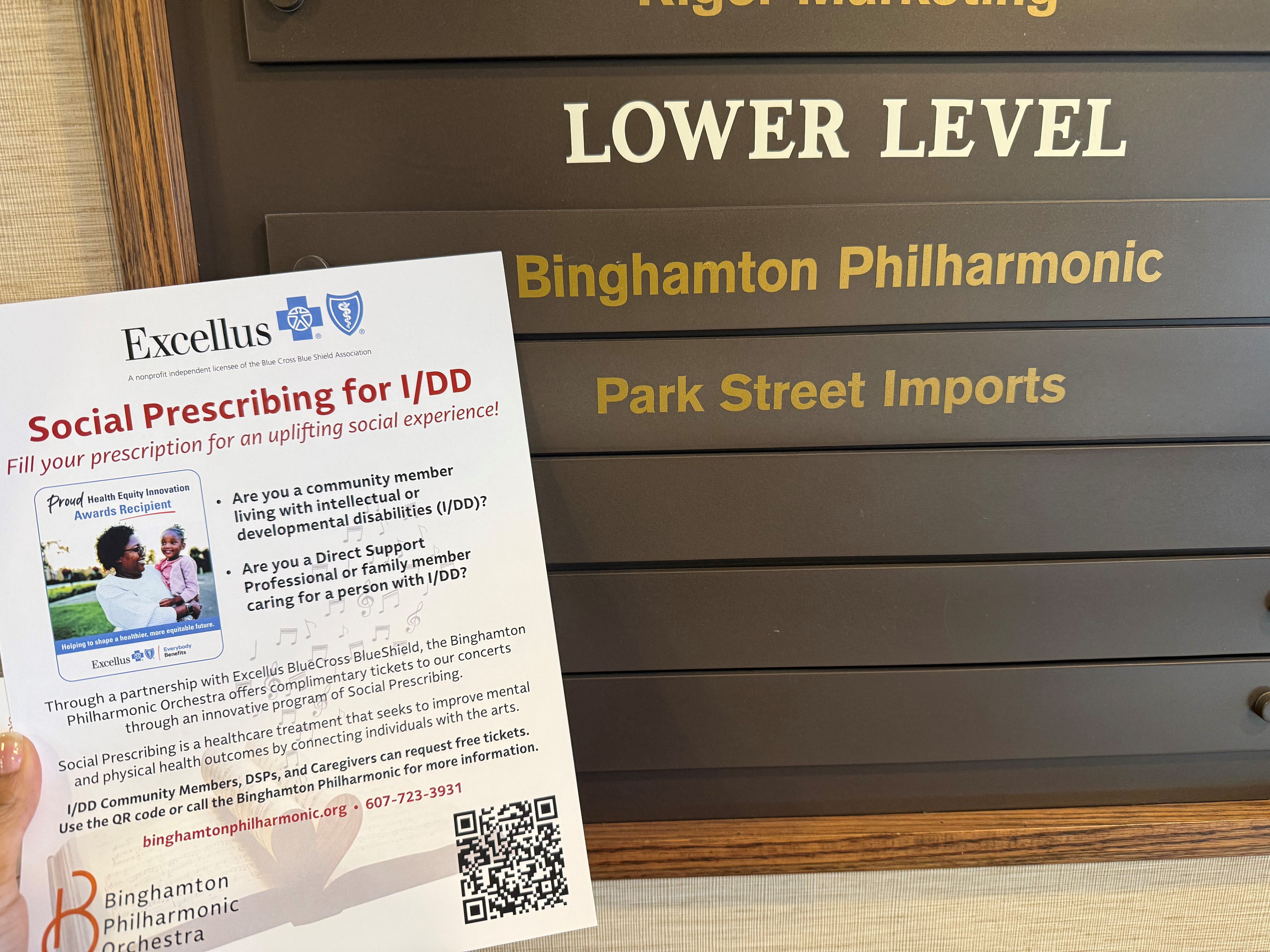 Binghamton Philharmonic Orchestra launches social prescribing program