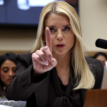 Attorney General Pam Bondi testifies before the House Judiciary Committee on Feb. 11, 2026, in Washington, DC.