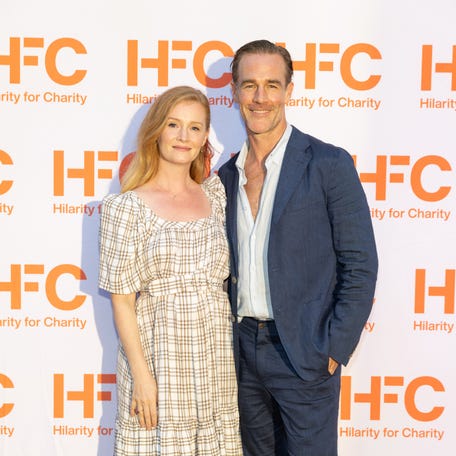 James Van Der Beek and Kimberly Van Der Beek attend HFCÕs Brain Health Dinner on Sept. 30, 2023 in Austin, Texas.