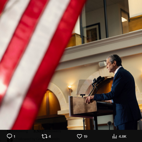 Rick Jackson, a healthcare CEO and late candidate in the race for Georgia's governor, filed a lawsuit against opponent Burt Jones alleging unconstitutional campaign financing.