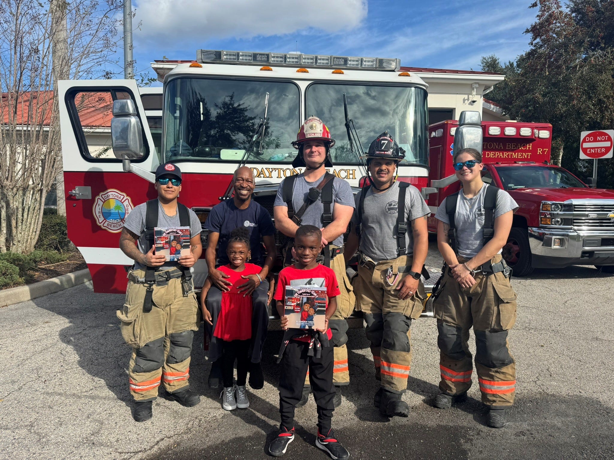 Inspiring the Next Generation: A Local Father's Journey Through Fire Stations