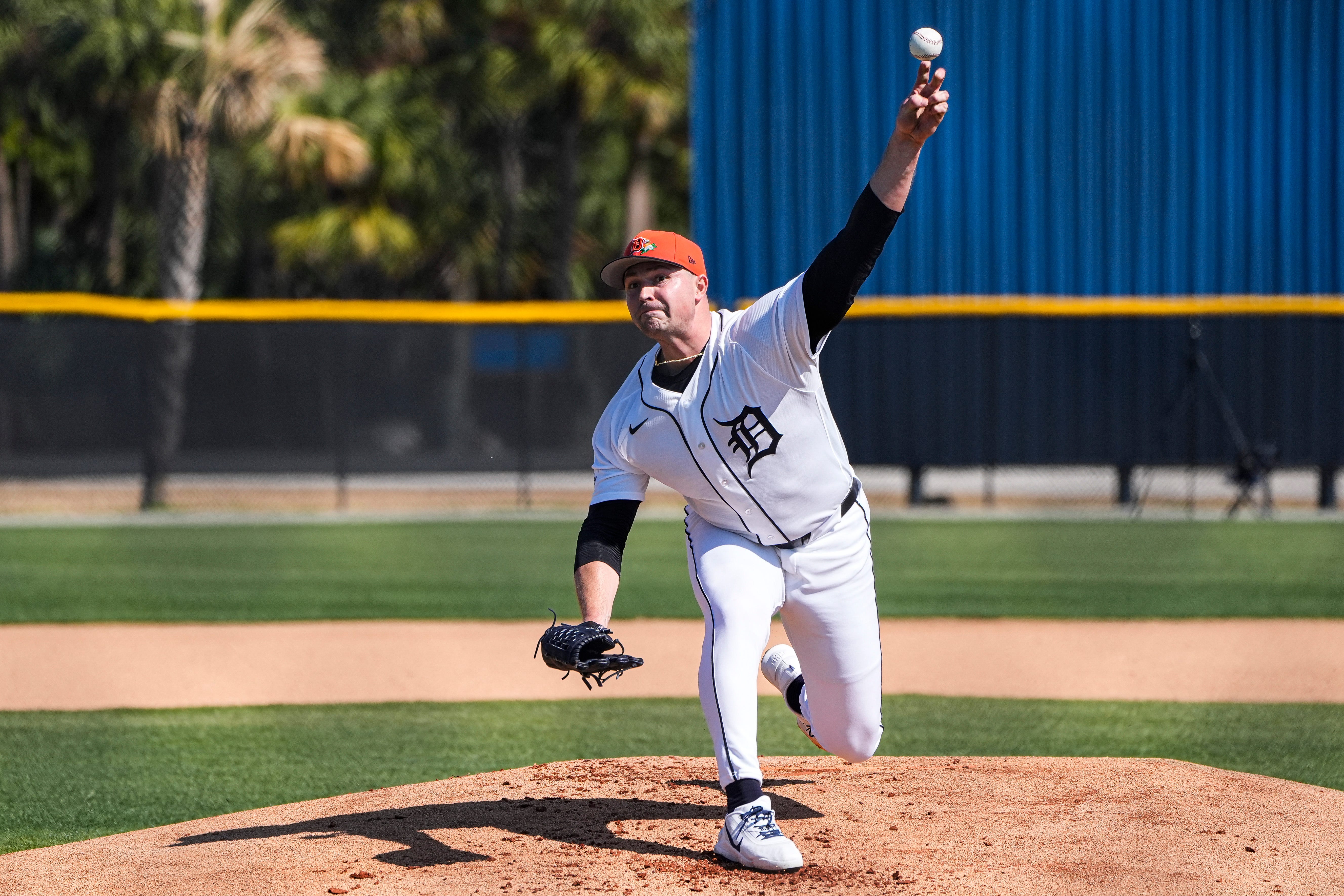 Detroit Tigers left-hander Tarik Skubal faced live hitters earlier than usual in spring training, plus prospect Max Clark has some obsessed fans.