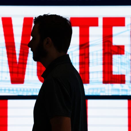 Voting on Nov. 5, 2024, in Indianapolis.