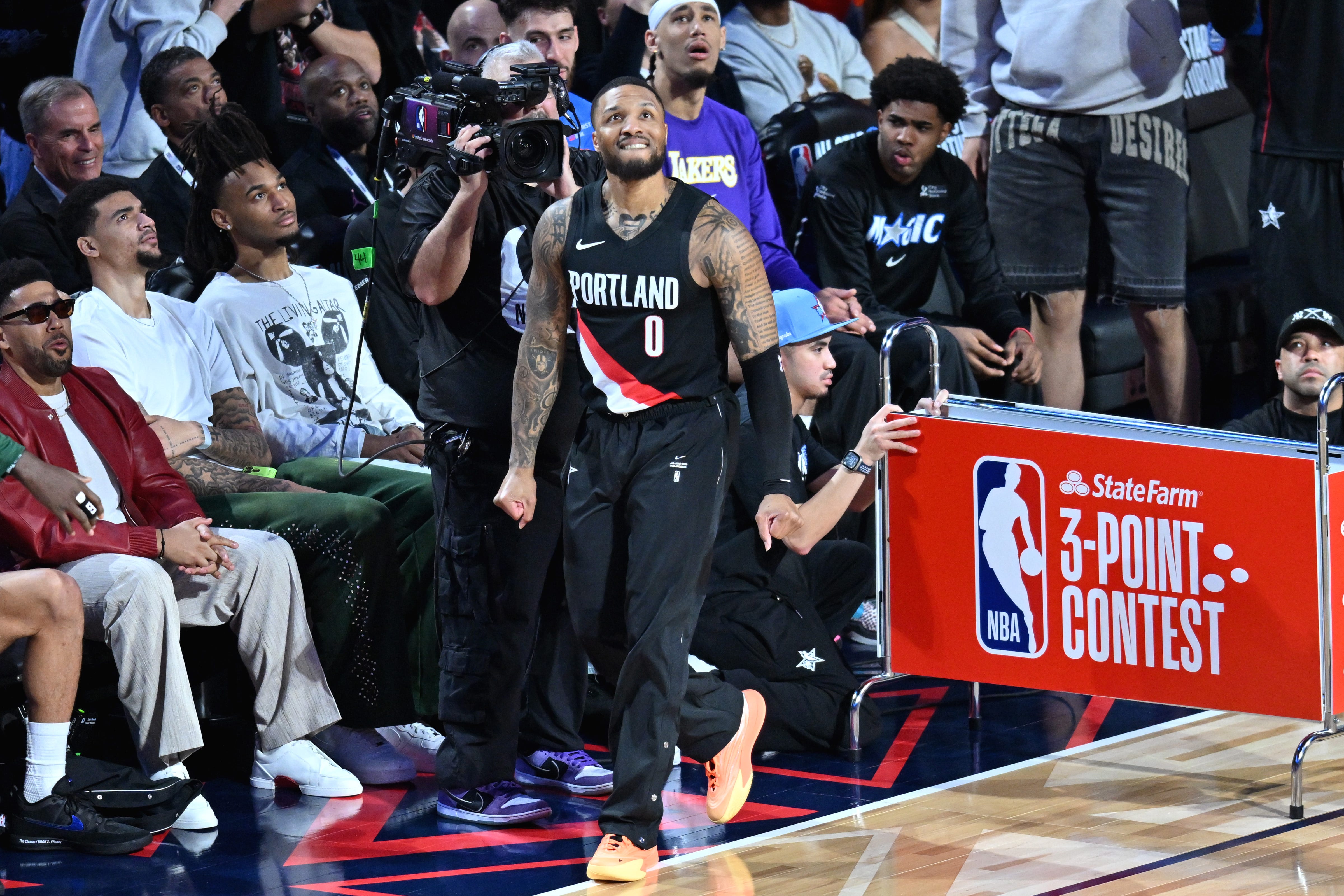 How did Damian Lillard do in the 3-point contest? Full results