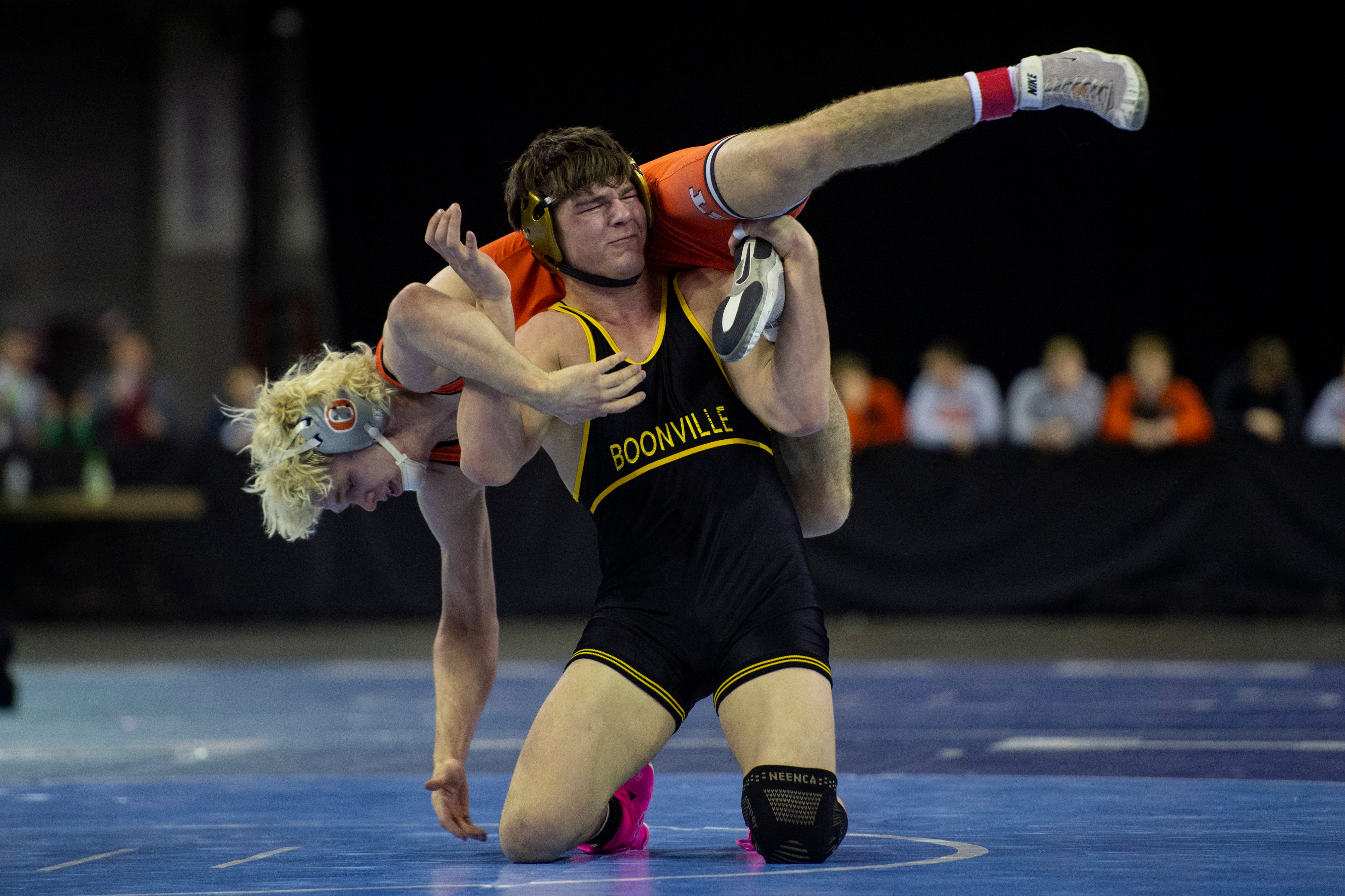 Boonville's Sam Howard finished second at 190 pounds to lead the Evansville area group at the IHSAA state finals.