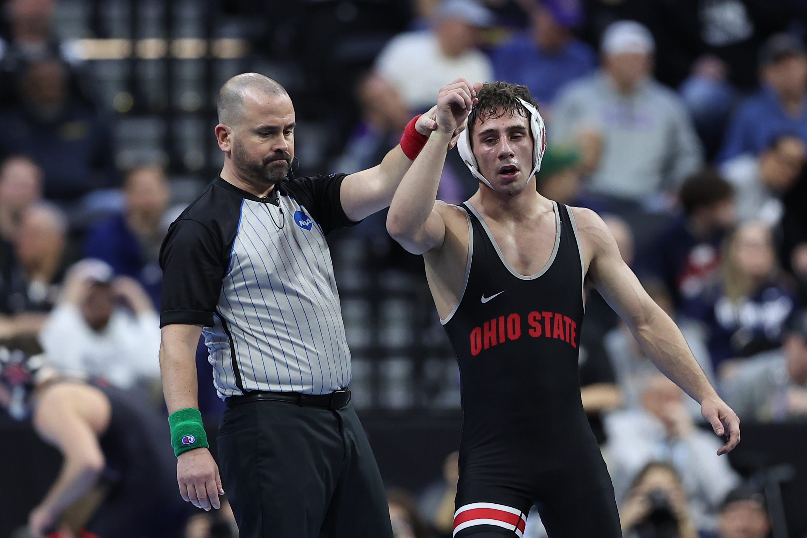 Ohio State’s Jesse Mendez wins second Big Ten wrestling title