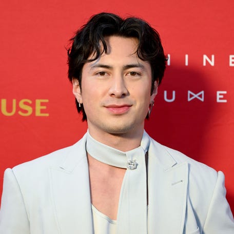 Hudson Williams attends Gold House's Lunar New Year Gold Celebration at Chinese Tuxedo in New York City on Feb. 12, 2026.