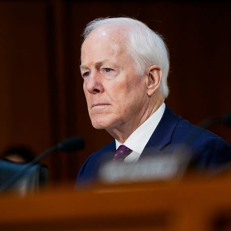 Sen. John Cornyn, R-Texas, attends a U.S. Senate Judiciary Privacy, Technology, and the Law Subcommittee hearing in the U.S. Capitol, on Capitol Hill in Washington, D.C., Feb. 10, 2026.