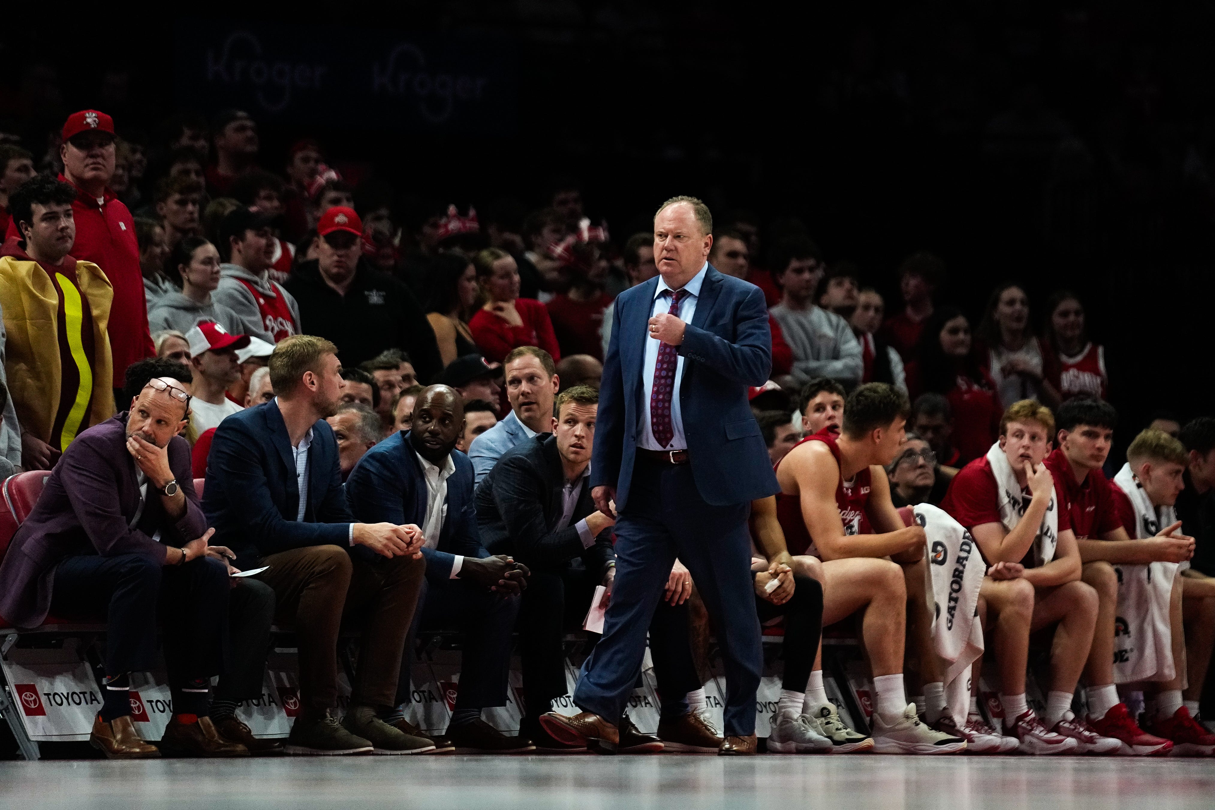 Greg Gard comments on Badgers’ lack of physicality in loss to Ohio State