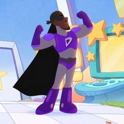 TikToker user @thecinemari talks about Captain Durag, a character on Disney Jr.'s latest children's show, "Hey, A.J.!"