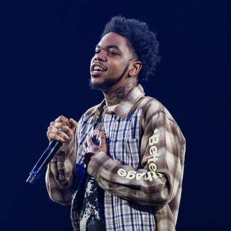 Lil Poppa performs onstage at Little Caesars Arena on Nov. 13, 2024 in Detroit, Mich.