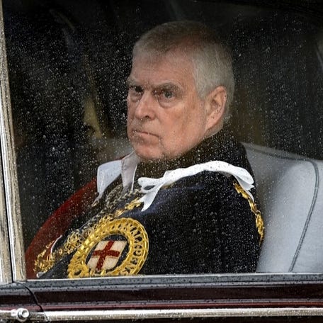 Prince Andrew in 2023