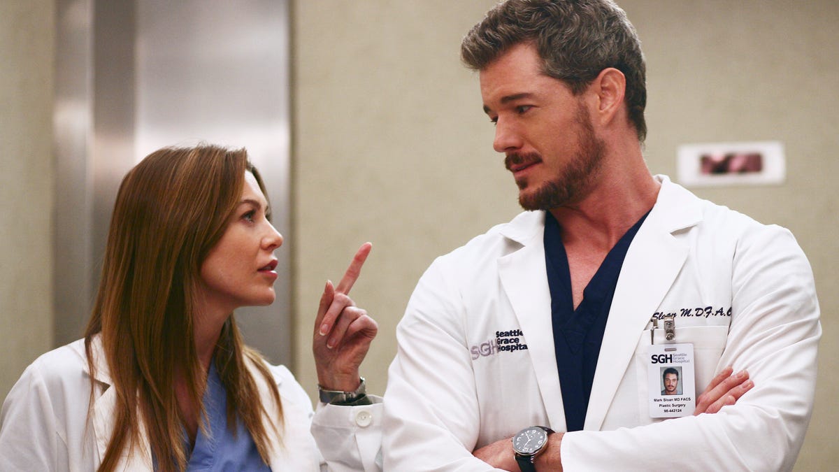Ellen Pompeo and Eric Dane Grey's Anatomy