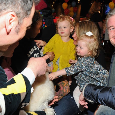 Rebecca Gayheart, Eric Dane, Billie Beatrice Dane, Georgia Dane and guests attend Ringling Bros. And Barnum & Bailey Present Built To Amaze! on March 21, 2013 in New York City.