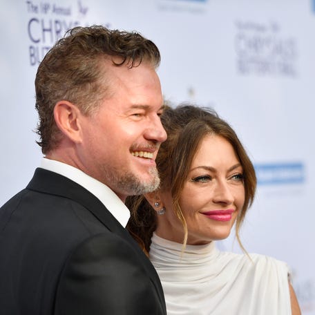 Eric Dane and Rebecca Gayheart at the 16th annual Chrysalis Butterfly Ball on June 3, 2017, in Los Angeles.