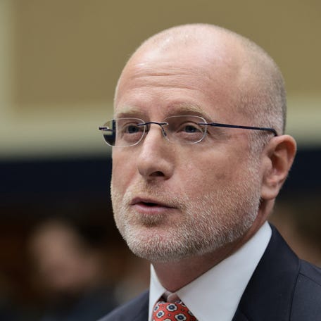 Federal Communications Commission (FCC) Chairman Brendan Carr testifies before a hearing of the U.S. House Energy and Commerce Committee's Communications and Technology Subcommittee on Capitol Hill in Washington, D.C.,January 14, 2026.