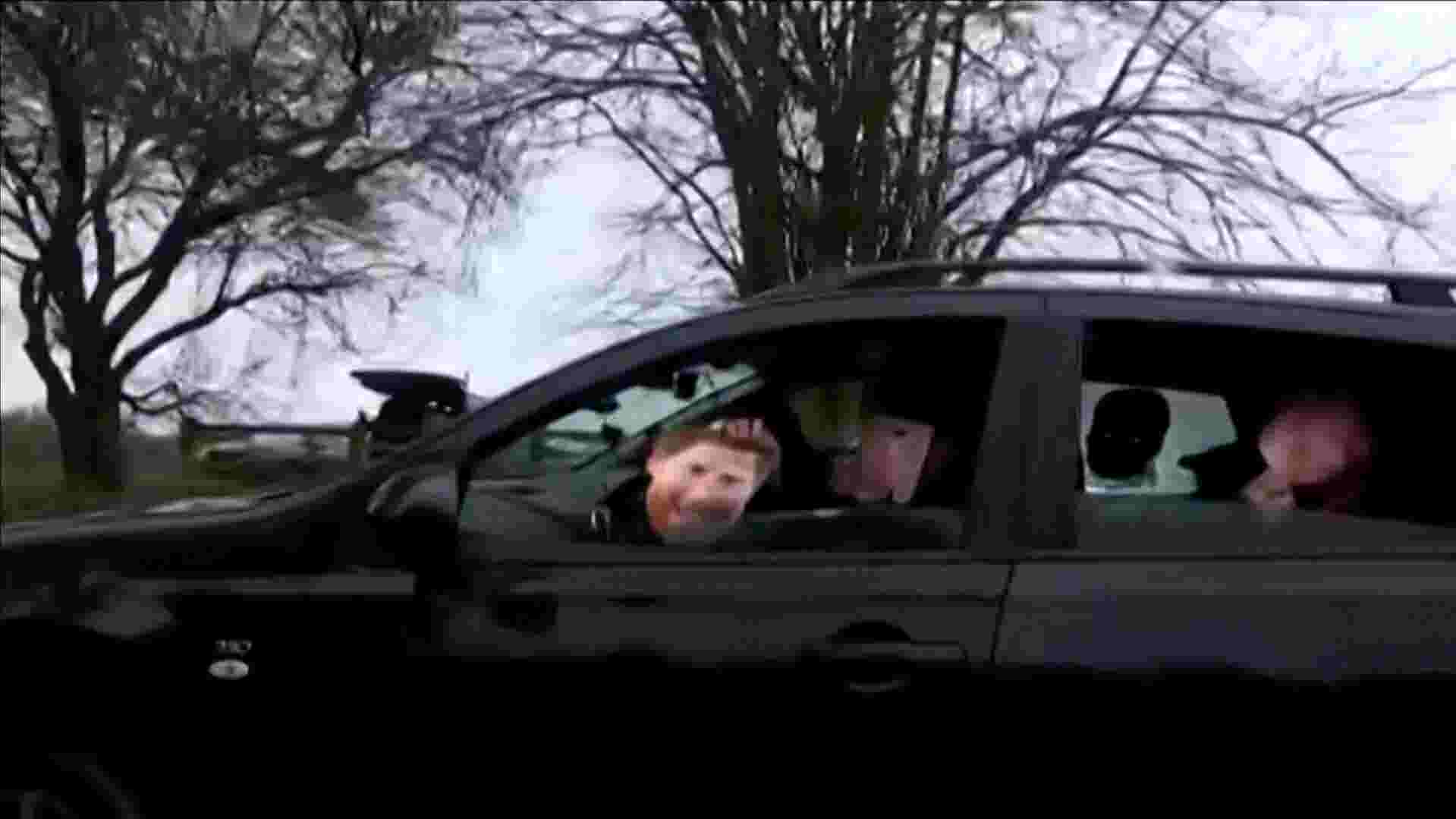 Protesters ridicule former Prince Andrew after arrest outside home