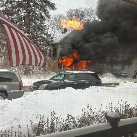 Flames filled the house on May Street.