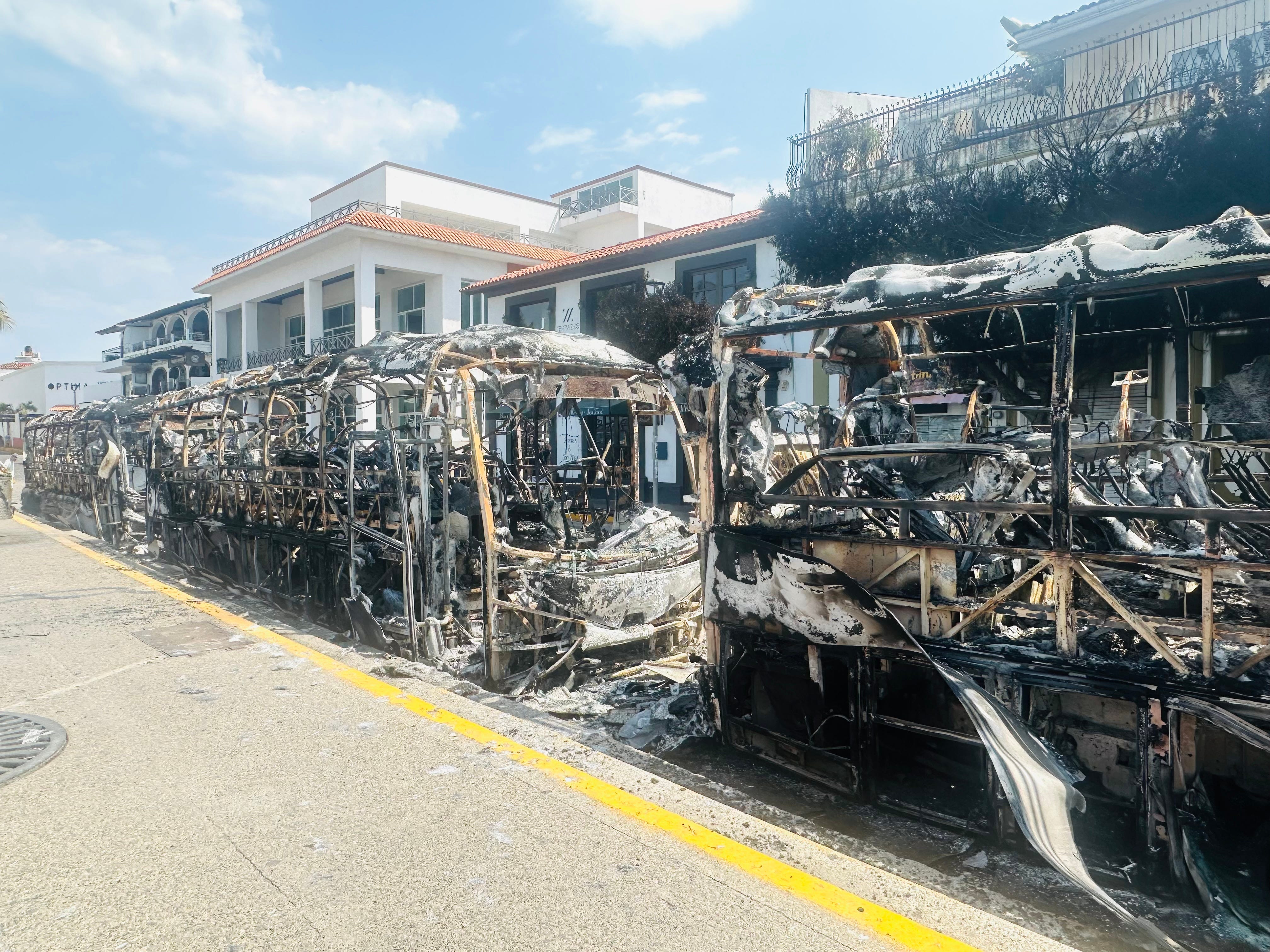 The Arizona couple say their perception of Puerto Vallarta as a safe peaceful resort town as been shattered by cartel violence in Mexico.