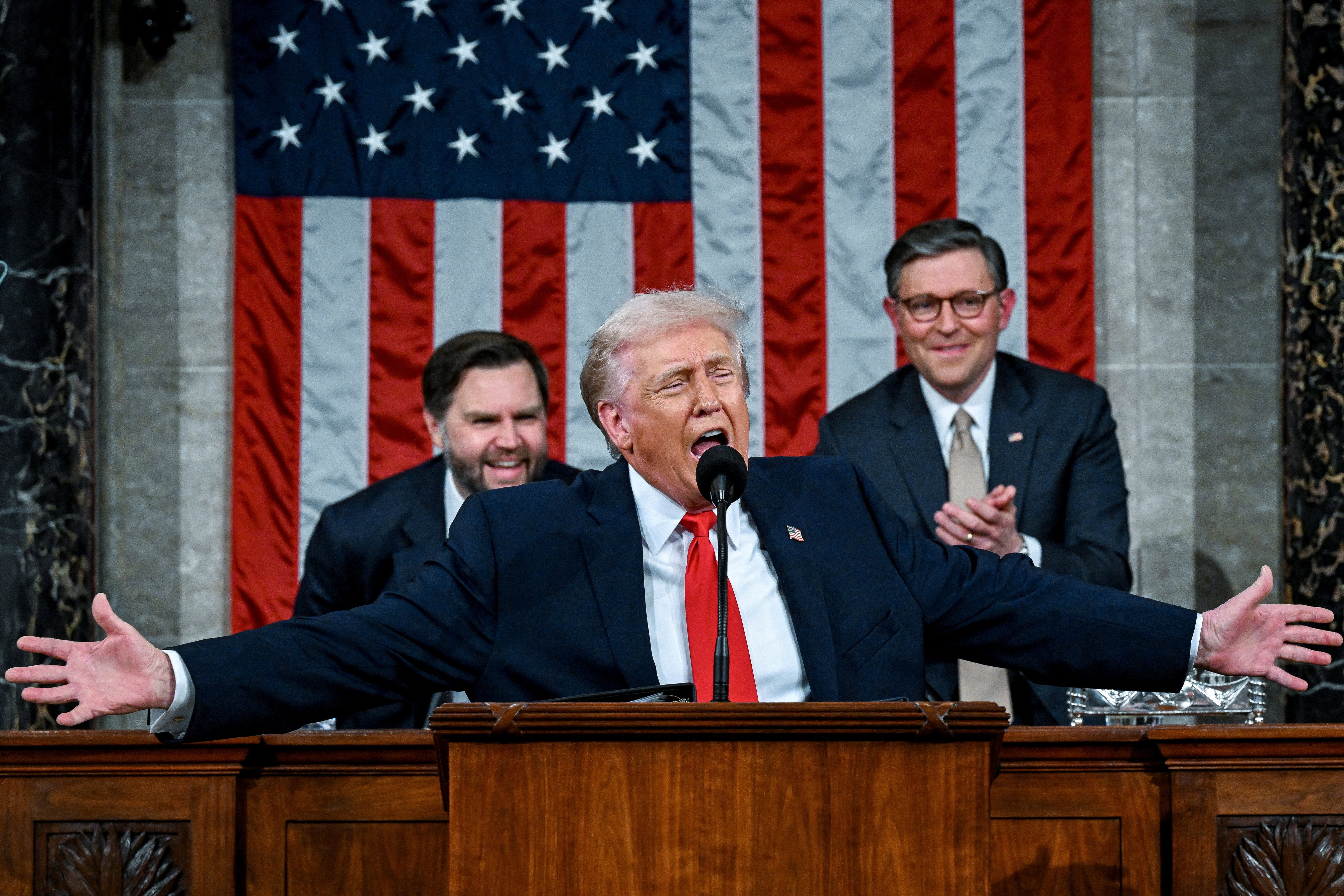 During his State of the Union address, Trump cited sub‑$2 gas prices. National and Michigan averages remain near $3, says analyst Patrick De Haan.