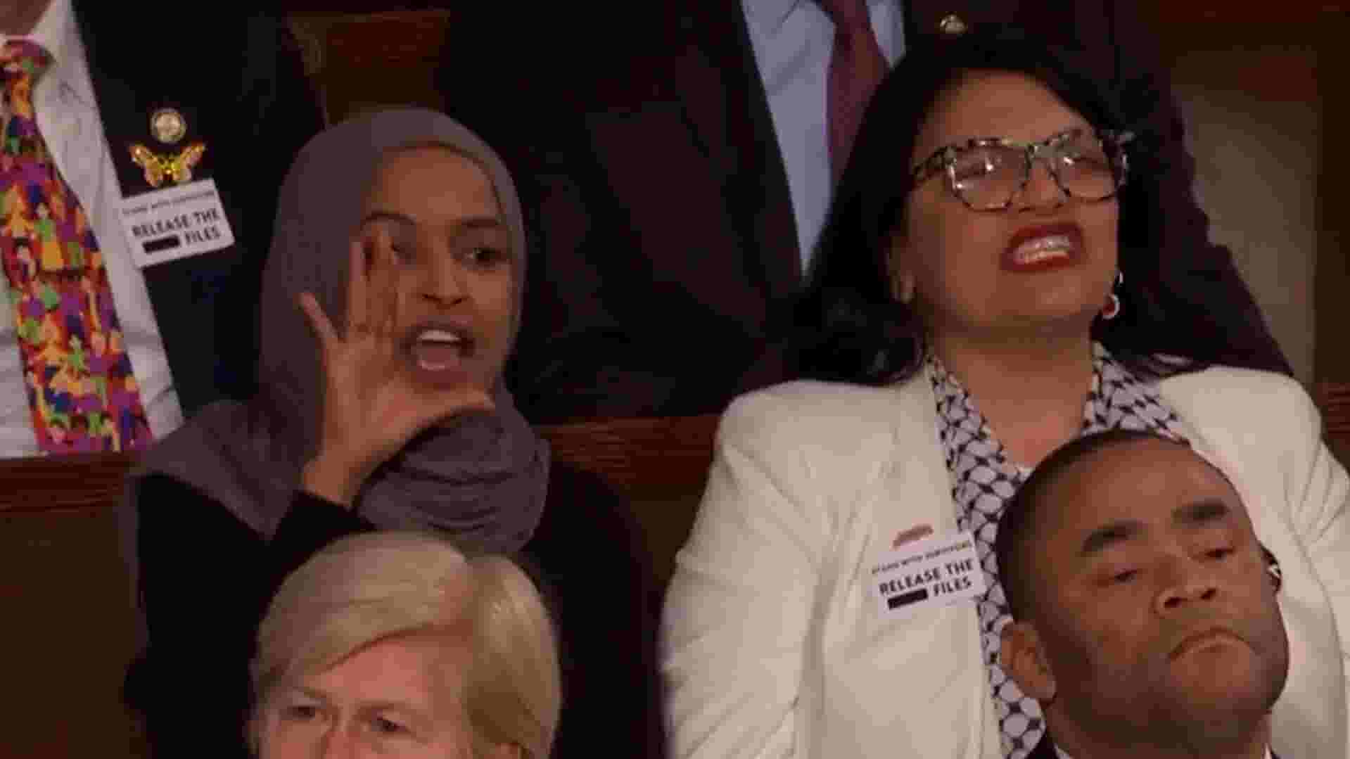 Trump heckled by Omar during State of the Union 2026