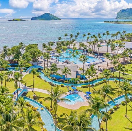 The water is never far away when you stay here.