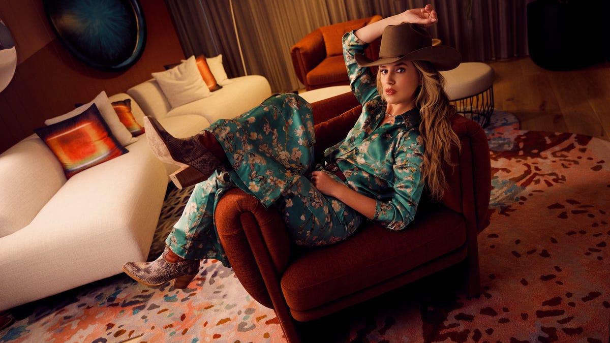 Lainey Wilson is a singer, songwriter, and actress from a small town in Louisiana. She skyrocketed to fame in 2022, winning the Country Music Association's New Artist of the Year award that year. Today, she performs around the world. Here she is pictured before a concert in Brisbane, Australia.