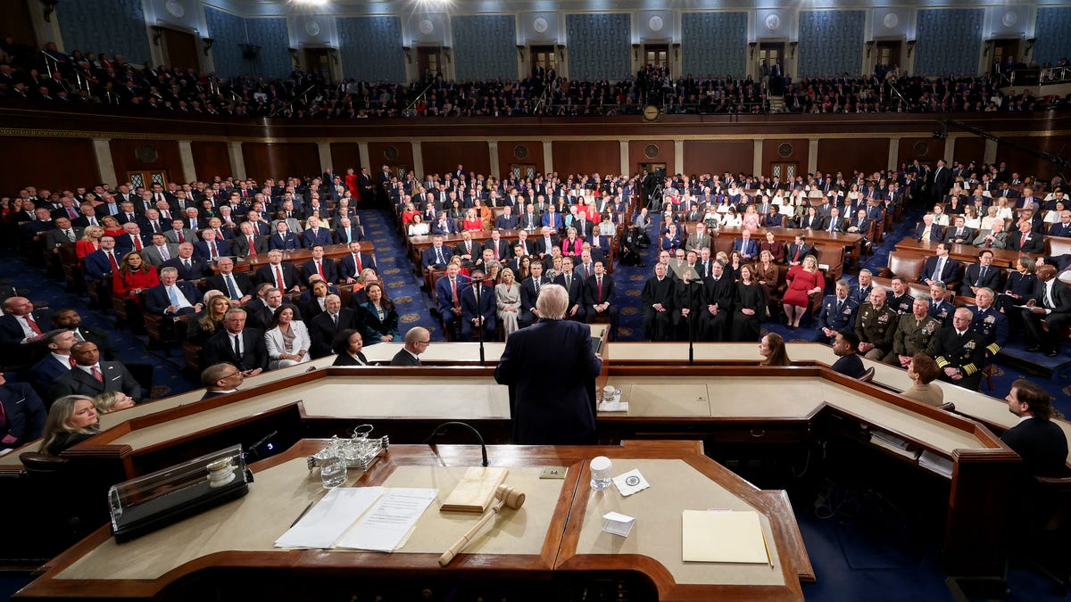 News President Donald Trump Delivers 2026 State Of The Union Address