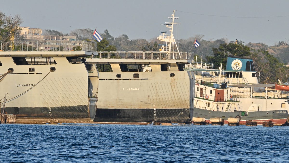 Cuban coast guard ships docked at the port of Havana on February 25, 2026. Cuba's coast guard said on February 25, 2026, it shot dead four people and wounded six others traveling in a US-registered speedboat during an exchange of fire near Cuba's shores that came amid heightened tensions with Washington. (Photo by Adalberto ROQUE / AFP via Getty Images)