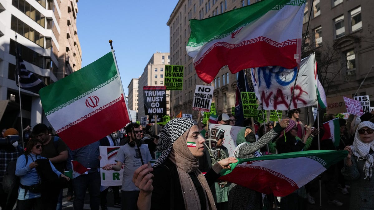 Americans protest 'massive' strikes in Iran amid US-Israeli attack