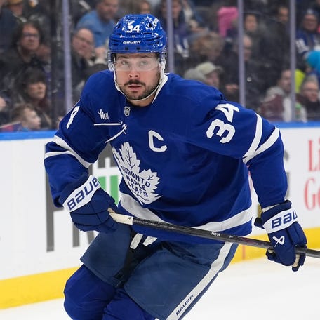 Toronto Maple Leafs forward Auston Matthews was also the captain of Team USA at the 2026 Winter Olympics.