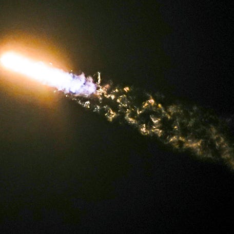 A SpaceX Falcon 9 rocket lifts off from Cape Canaveral Space Force Station March 1, 2026. Craig Bailey/FLORIDA TODAY via USA TODAY NETWORK