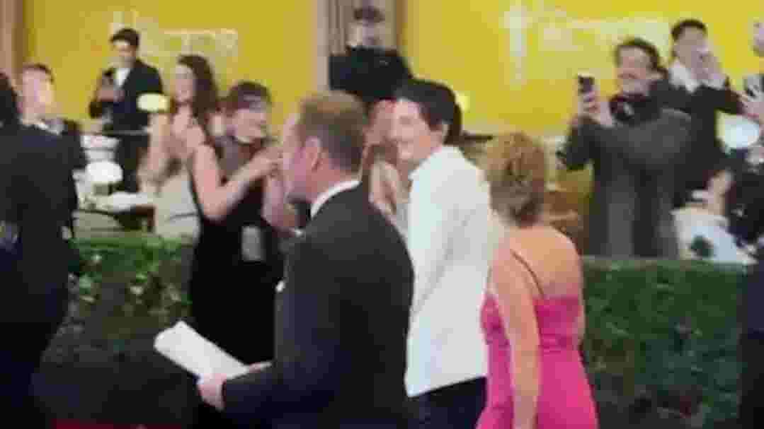 Timothée Chalamet walks the 2026 Actor Awards red carpet