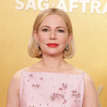 Michelle Williams attends the Actor Awards at Shrine Auditorium and Expo Hall on March 1, 2026, in Los Angeles.