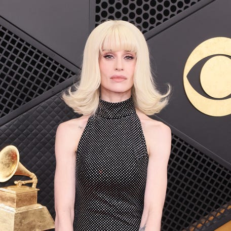 TV personality and singer Kelly Osbourne arrives for the 68th Annual Grammy Awards at the Crypto.com Arena in Los Angeles on Feb. 1, 2026.