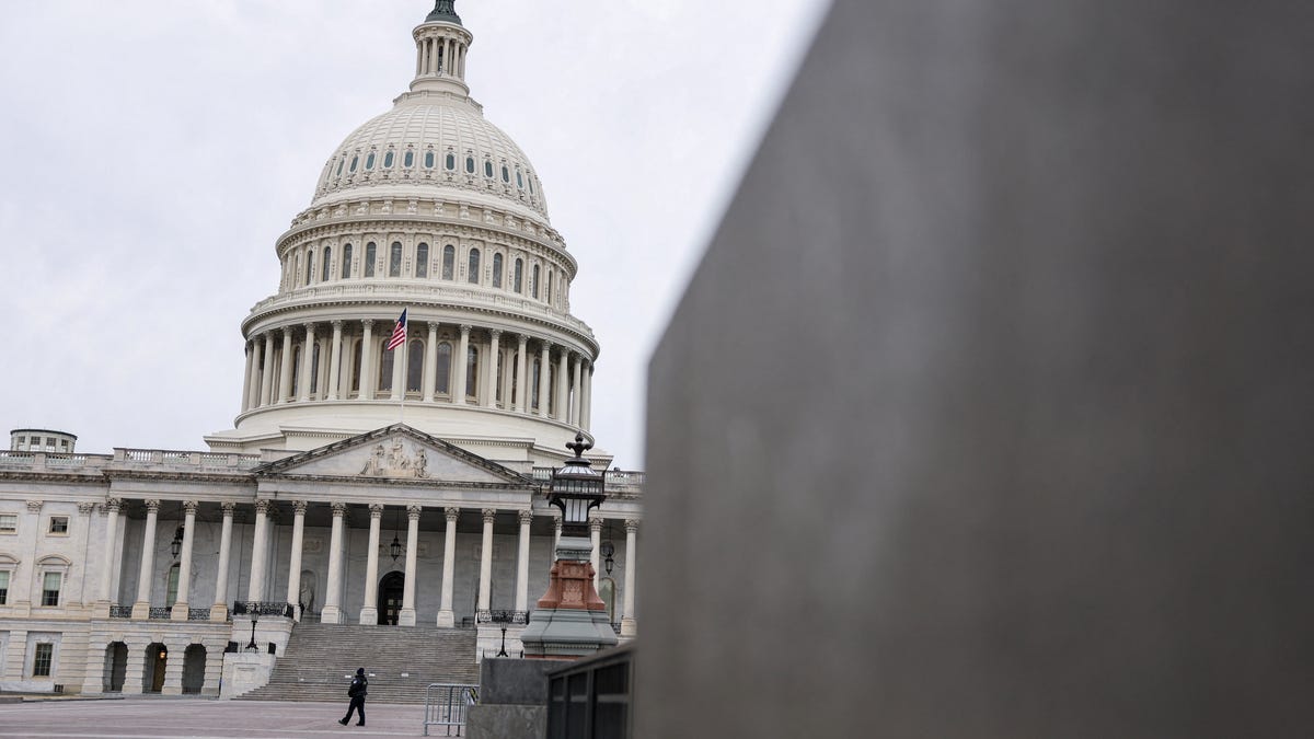 A view of the U.S. Capitol building on March 2, 2026, after the United States and Israel launched strikes on Iran over the weekend.