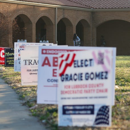 Election Day on March 3, 2026, in Lubbock, Texas.