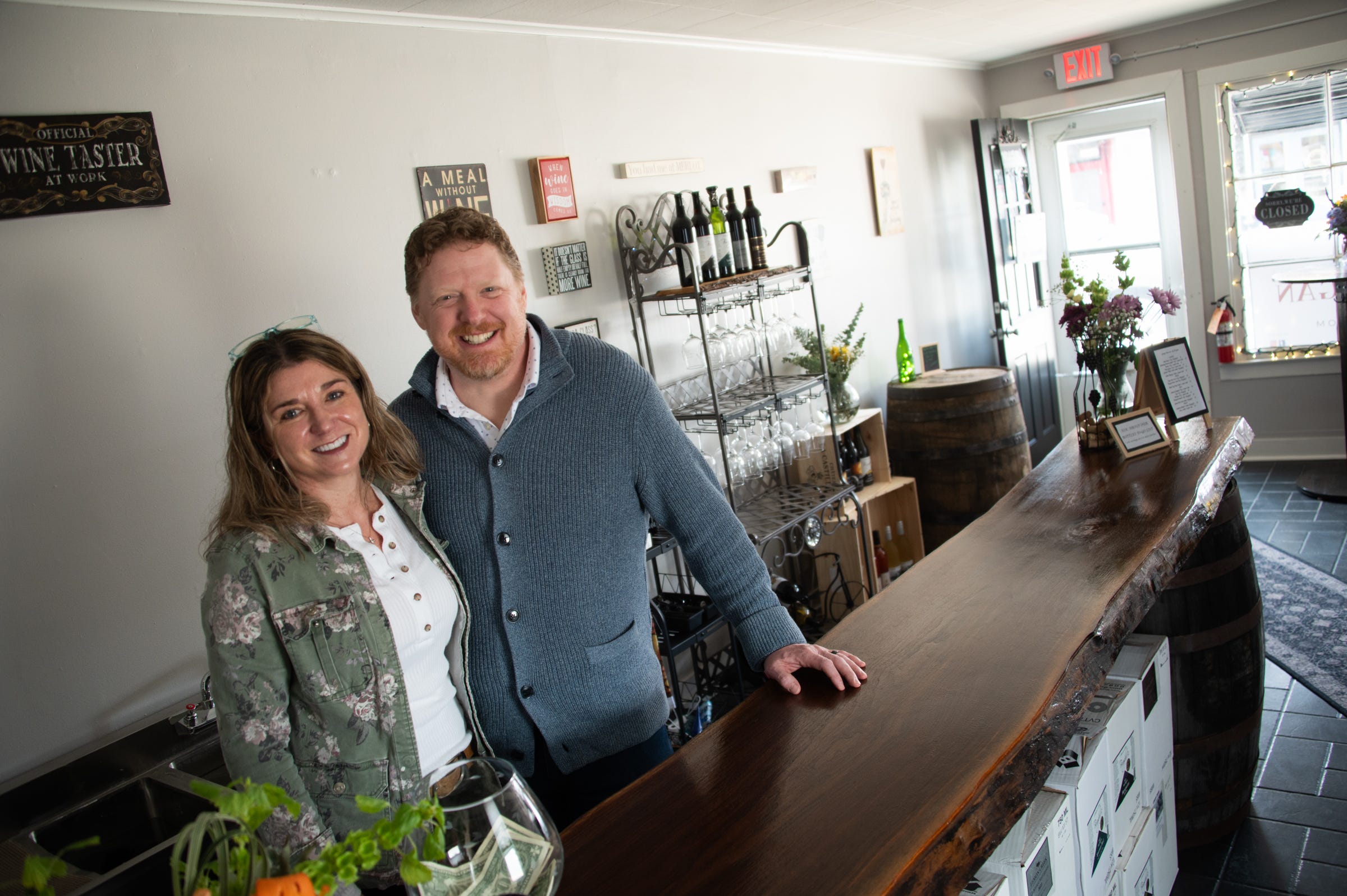 Couple opens ’smallest wine shop’ in Michigan in downtown Dimondale
