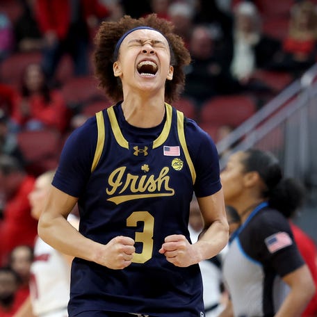 Notre Dame's Hannah Hidalgo will face Ohio State on Monday.