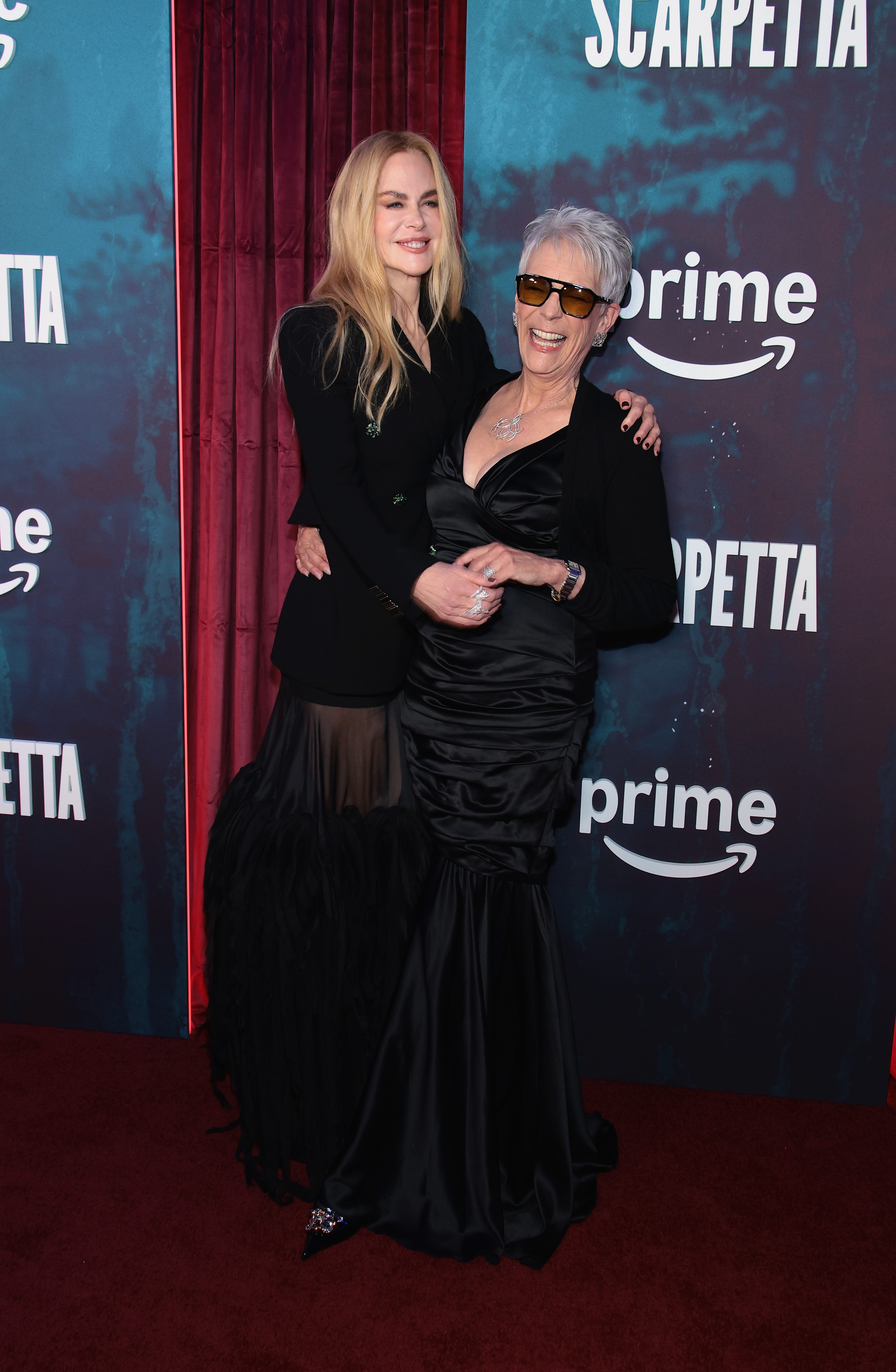 <p style="margin: 0px;">Nicole Kidman, left, and Jamie Lee Curtis attend the New York premiere of "Scarpetta" on March 3, 2026.</p>