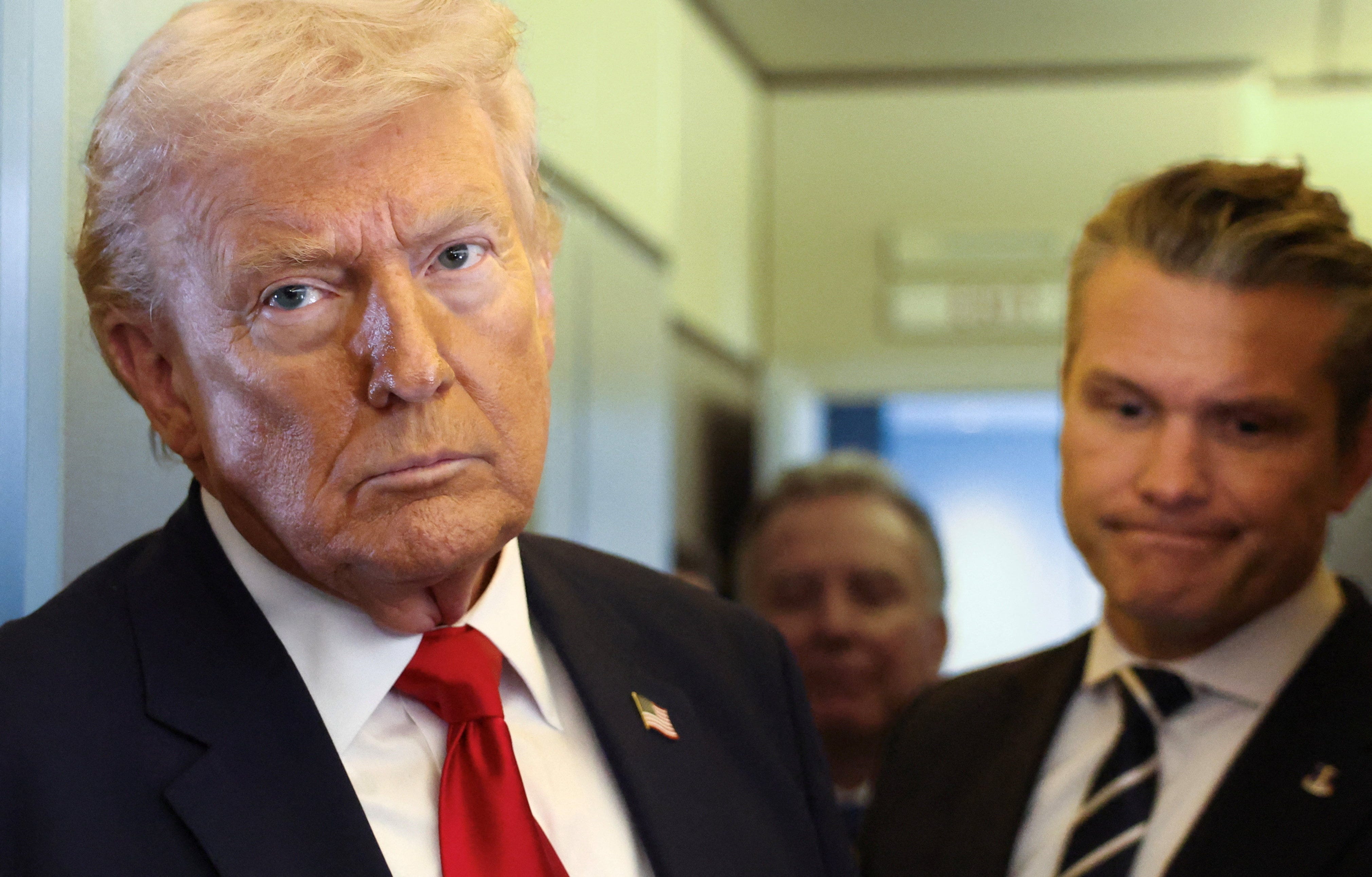 Trump says Iran bombed girls’ school. ‘They have no accuracy whatsoever’